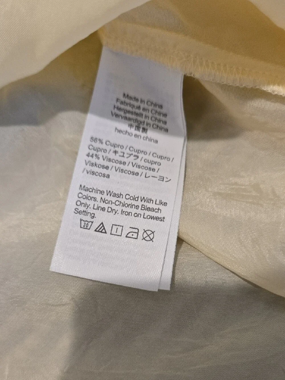 J.Crew Light Yellow Relaxed Button-Front Shirt
